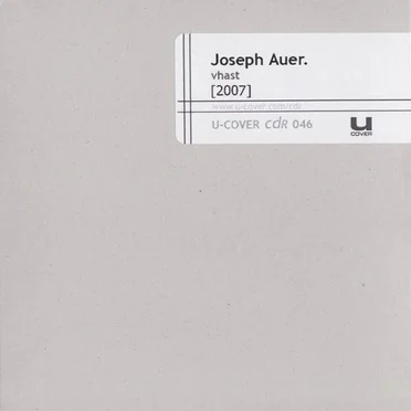 Vhast by Joseph Auer - album cover