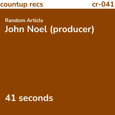John Noel (producer)