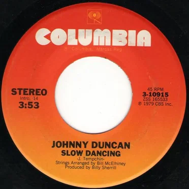 Slow Dancing by Johnny Duncan - album cover