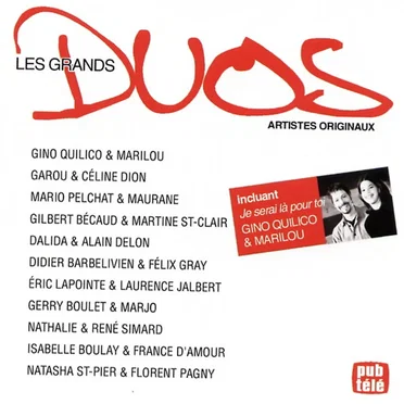 Les Grands Duos by Various Artists - album cover