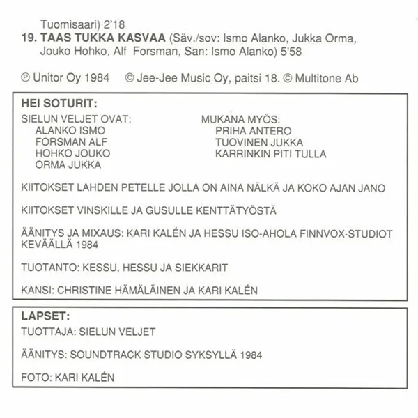 Hei soturit / Lapset