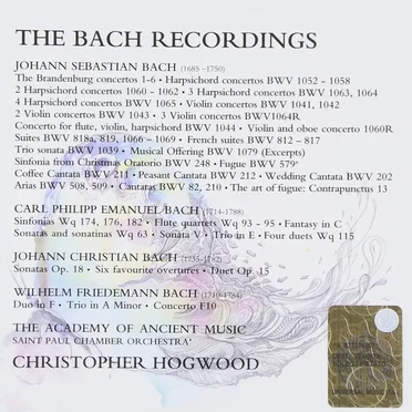 The Bach Recordings