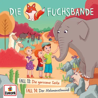 Die Fuchsbande, Folge 7: Fall 13: Die gerissene Seite / Fall 14: Der Melonenschwund by Die Fuchsbande - album cover