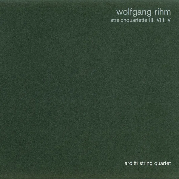 Streichquartette III, VIII, V