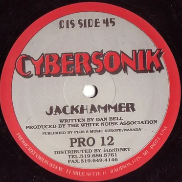 Jackhammer / Machine Gun by Cybersonik - album cover