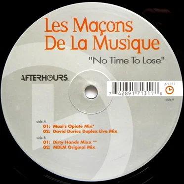 No Time to Lose by Les Maçons de la Musique - album cover