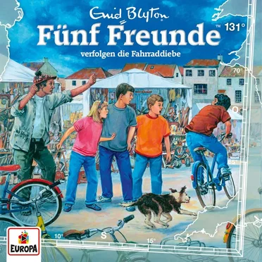 Fünf Freunde, Episode 131: verfolgen die Fahrraddiebe by Enid Blyton - album cover