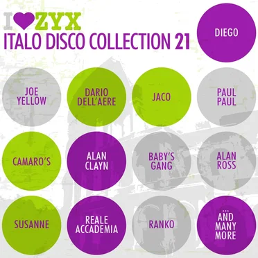 I♥ZYX: Italo Disco Collection 21 by Various Artists - album cover