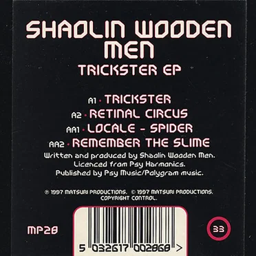 Trickster EP by Shaolin Wooden Men - album cover