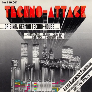 Techno-Attack - Original German Techno-House by Various Artists - album cover