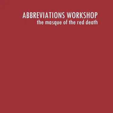 The Masque of the Red Death by Abbreviations Workshop - album cover