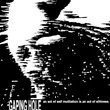 An Act of Self Mutilation Is an Act of Silliness by gaping hole - album cover