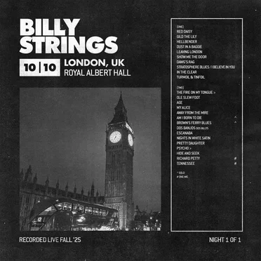 2025-10-10: Royal Albert Hall, London, England, UK