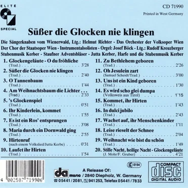 Süßer Die Glocken Nie Klingen... by Various Artists - album cover