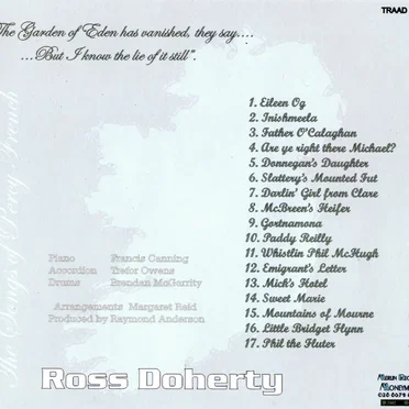 The Songs of Percy French by Ross Doherty - album cover