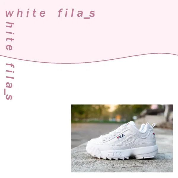 white filas