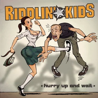 Hurry Up and Wait by Riddlin’ Kids - album cover