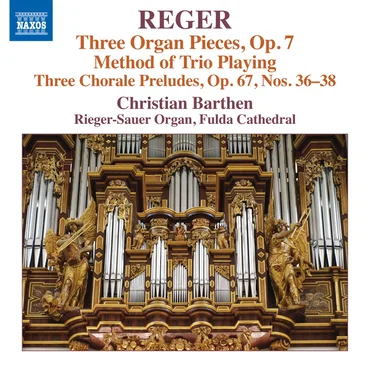 Organ Works, Volume 16: Three Organ Pieces, op. 7 / Method of Trio Playing / Three Chorale Preludes, op. 67 nos 36-38