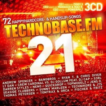 TechnoBase.FM, Volume 21 by Various Artists - album cover