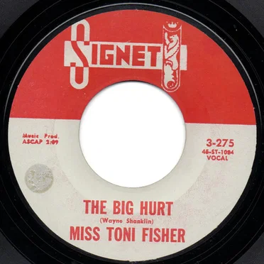 The Big Hurt / Memphis Belle by Miss Toni Fisher - album cover