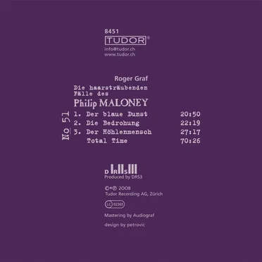Die haarsträubenden Fälle des Philip Maloney, N° 51 by Roger Graf - album cover