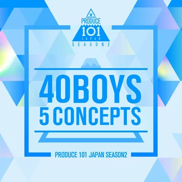 40 Boys 5 Concepts by PRODUCE 101 JAPAN SEASON2 - album cover