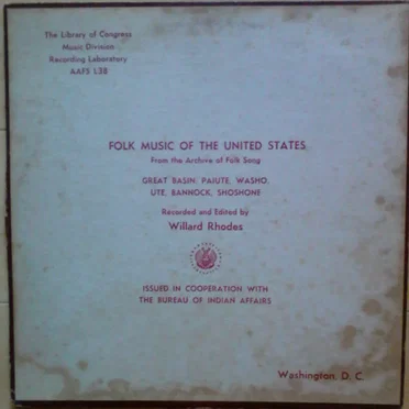 Great Basin: Paiute, Washo, Ute, Bannock, Shoshone (From The Archive of Folk Song) by Various Artists - album cover