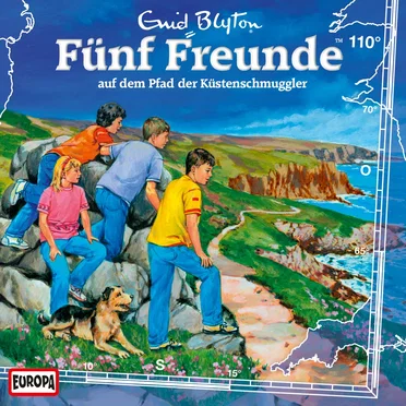 Fünf Freunde, Episode 110: auf dem Pfad der Küstenschmuggler by Enid Blyton - album cover
