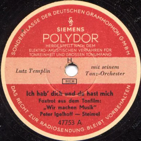Ich hab' dich und du hast mich / Sing mit mir