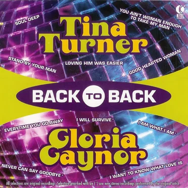 Tina Turner & Gloria Gaynor Back to Back by Various Artists - album cover