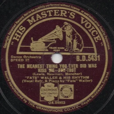 The Meanest Thing You Ever Did Was Kiss Me / On the Bumpy Road to Love