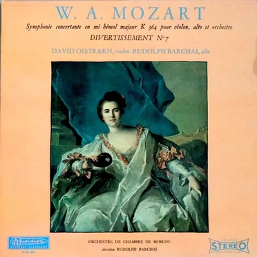 Divertissement N°7 : Symphonie concertante en mi bémol K364 pour violon, alto et orchestre