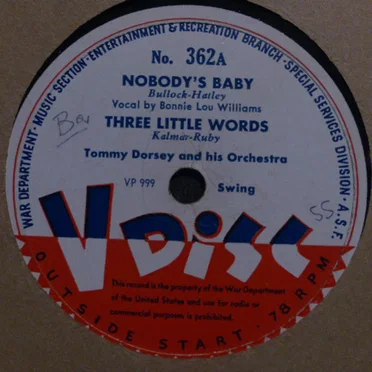 Nobody’s Baby / Three Little Words / Jungle Drums