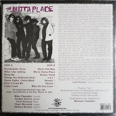Prehistoric Recordings by The Outta Place - album cover