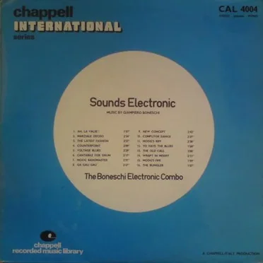 Sounds Electronic by Boneschi Electronic Combo - album cover