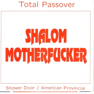 Shalom Motherfucker by Total Passover - album cover