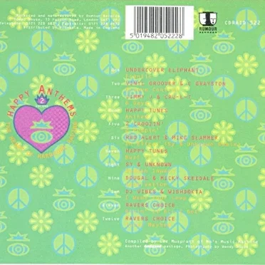 Happy Anthems, Volume 2: The Heart of Hardcore Raving by Various Artists - album cover