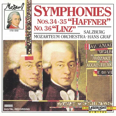 Symphonies nos. 34, 35 "Haffner" / no. 36 "Linz"
