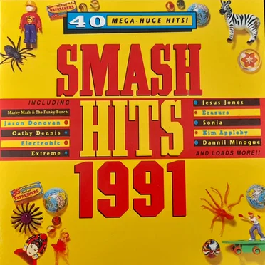 Smash Hits 1991 by Various Artists - album cover