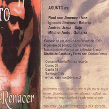 Renacer LP by Asunto - album cover