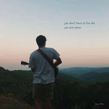 you don't have to live like you are alone.