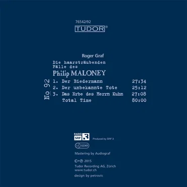 Die haarsträubenden Fälle des Philip Maloney, N° 92 by Roger Graf - album cover