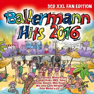 Ballermann Hits 2016 by Various Artists - album cover