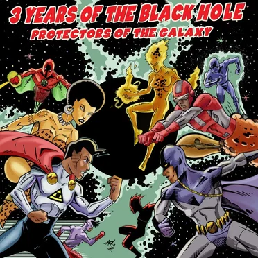 3 Years of The Black Hole: Protectors of the Galaxy by Various Artists - album cover