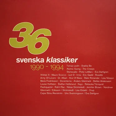 36 svenska klassiker 1990-1994 by Various Artists - album cover