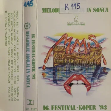 Melodije morja in sonca (16. festival – Koper ’93) by Various Artists - album cover