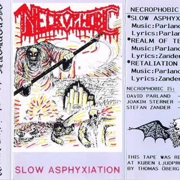 Slow Asphyxiation by Necrophobic - album cover