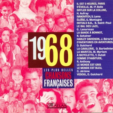 Les Plus Belles Chansons françaises : 1968 by Various Artists - album cover