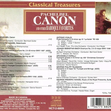 Pachelbel Canon and Other Baroque Favorites