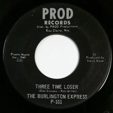 Three Time Loser by The Burlington Express - album cover